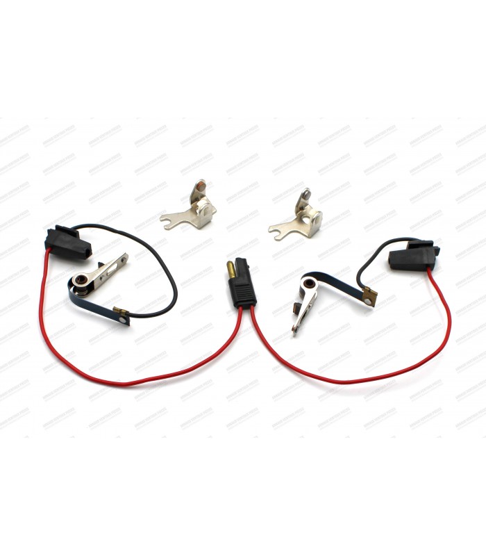 Paire de vis platinées pour allumeur Ducellier (Moteur V6-PRV) - réf : 7701200561 - 2