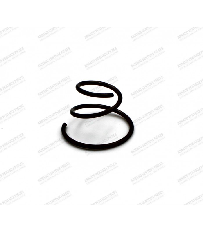 Tapered rocker arm shaft spring