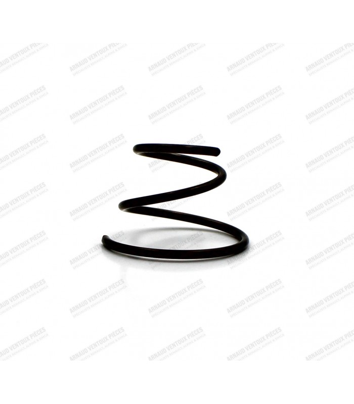 Tapered rocker arm shaft spring