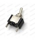 Round metal lever switch Ø12mm 12V - 15A (x1 ON/OFF position with x2 pins - 2