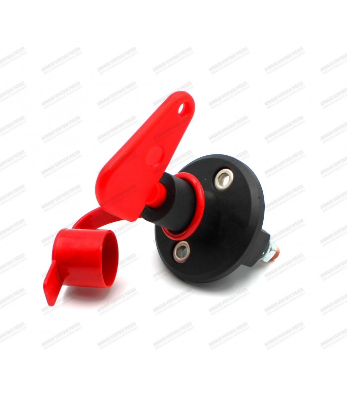 Two-pole circuit breaker with key - Max 500A / M8 fixing