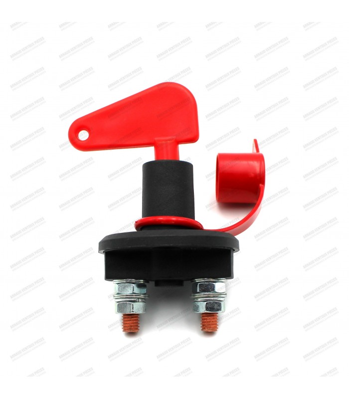 Two-pole circuit breaker with key - Max 500A / M8 fixing