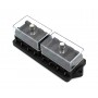 Standard fuse box with side terminals - 8 fuses - 3