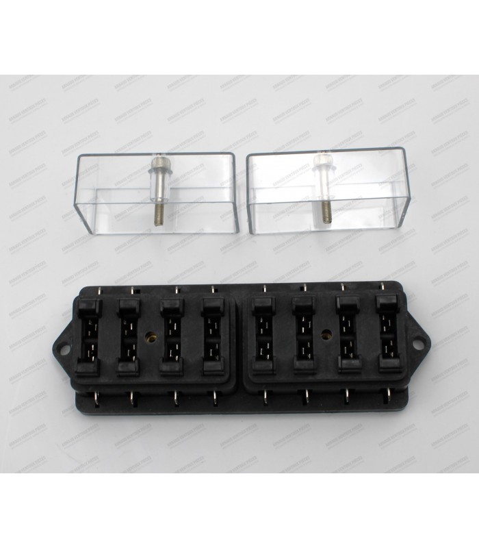 Standard fuse box with side terminals - 8 fuses - 2