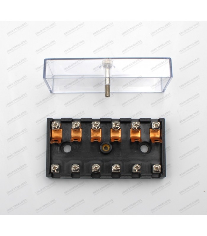 Soapstone fuse box - 6 fuses - 2