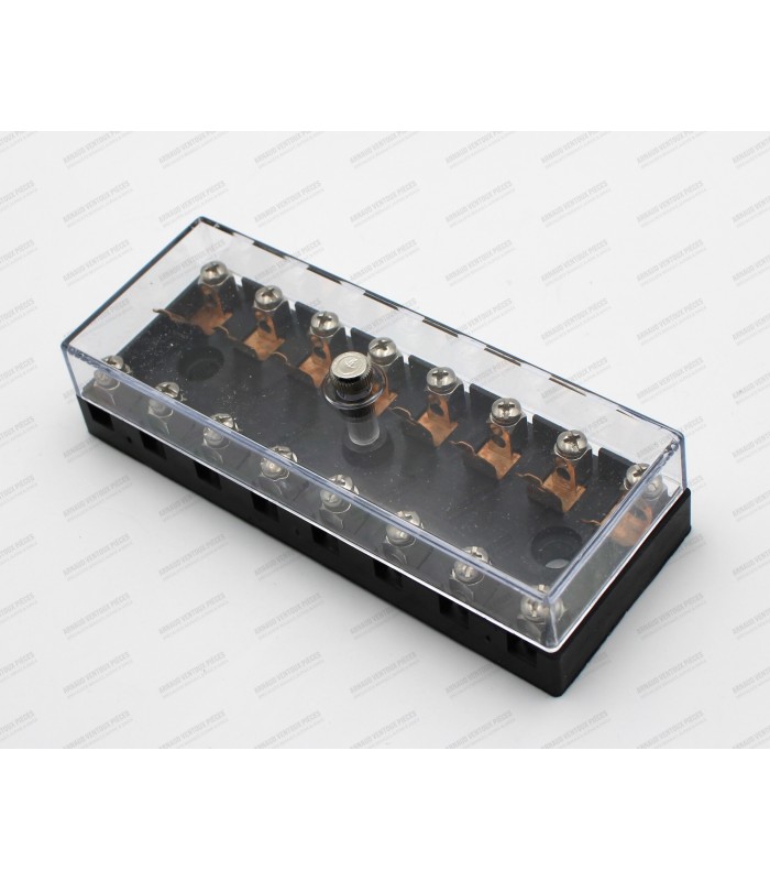 Soapstone fuse box -8 fuses - 3