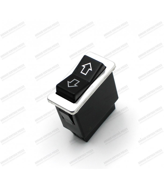 Bouton contour chromé de lève vitre (ON / OFF / ON) - R16