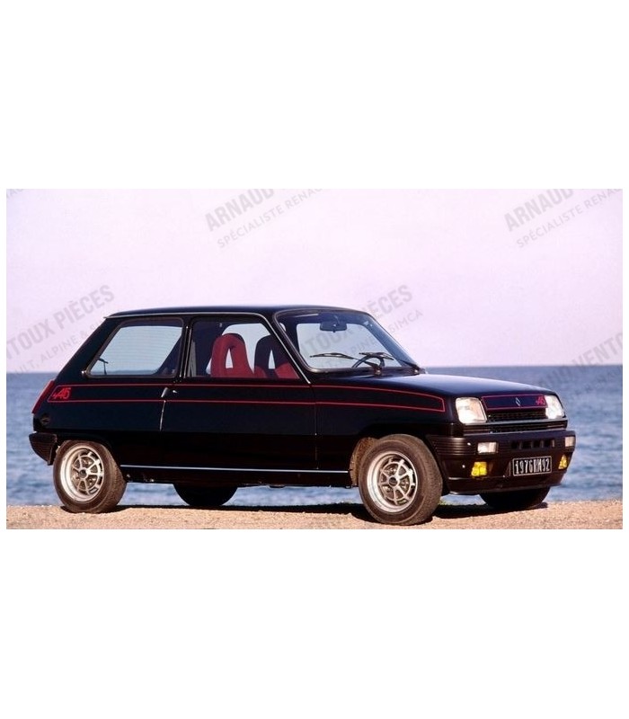 Red body surround edging kit (complete ready to install) - R5 Alpine (from 1976 to 1980)