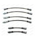 Kit of 6 aviation brake hoses (stainless steel braided) - 1200S / CG 1200S (Type B1200)