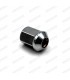 Hex wheel nut chromed steel - 90° cone - M12x125