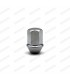 Hex wheel nut in chromed steel - 60° cone - M10x125