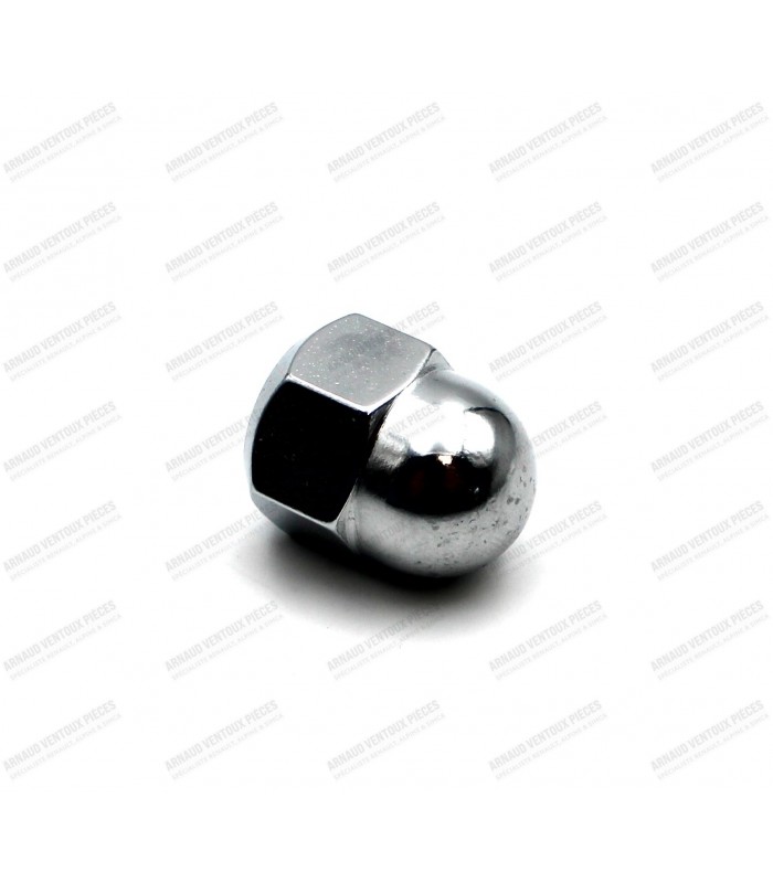 Chromed steel blind wheel nut for star rim - 2