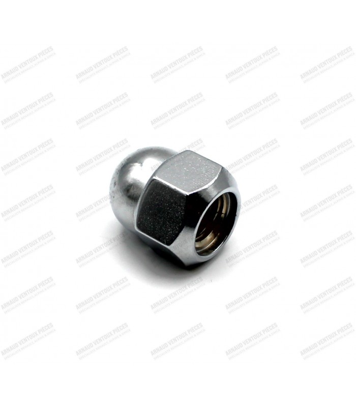 Chromed steel blind wheel nut for star rim - 3