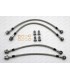 Kit de 4 flexibles de frein aviation "Goodridge" (tressés inox) - A310 V6 (Avant 1980)