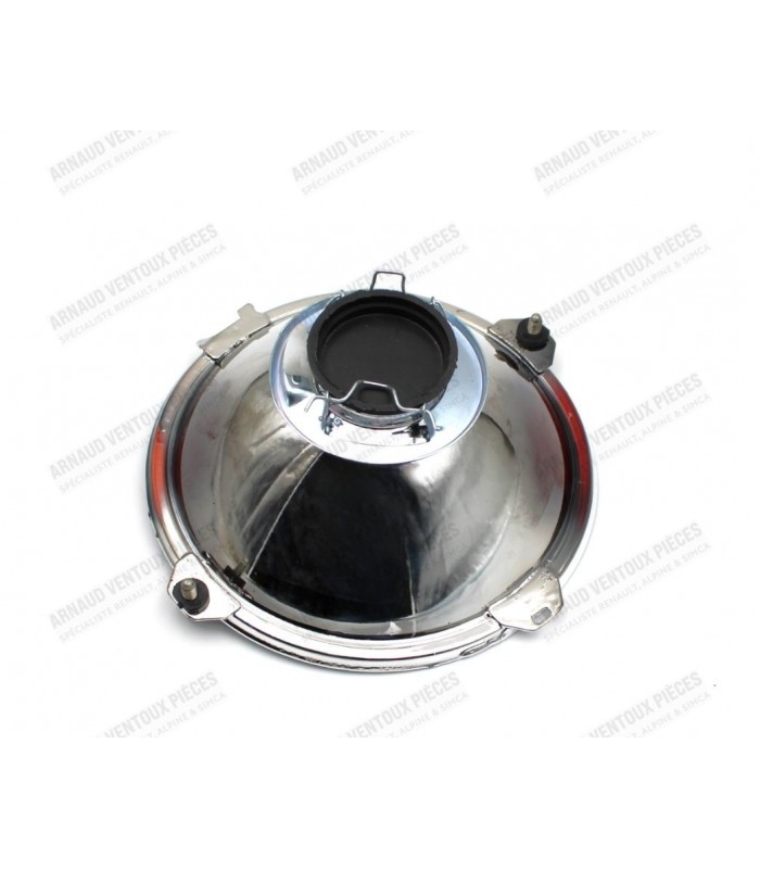 Chrome or long-range headlight dish (R8G) - Ø 145mm