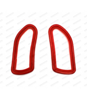 Pair of red taillight seals - 1st model