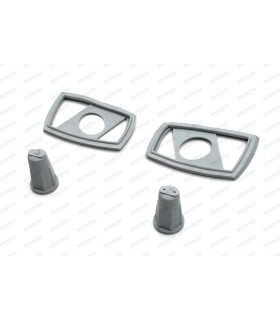 Pair of seals for square cabochon