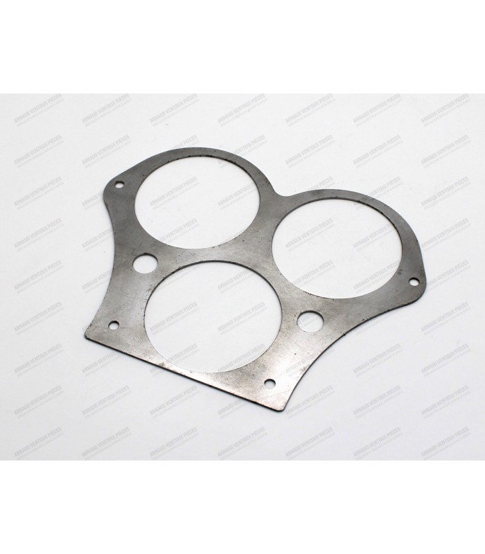 Sheet metal support for 3 pressure gauges and 2 dashboard lights (Height 110mm) - From 04/1968 - ref 600001187