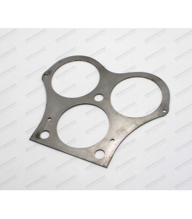 Sheet metal support for 3 pressure gauges and 3 dashboard lights (Height 120mm) - From the beginning to 04/1968
