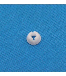 Plastic adjustment screw retaining insert headlight or long range