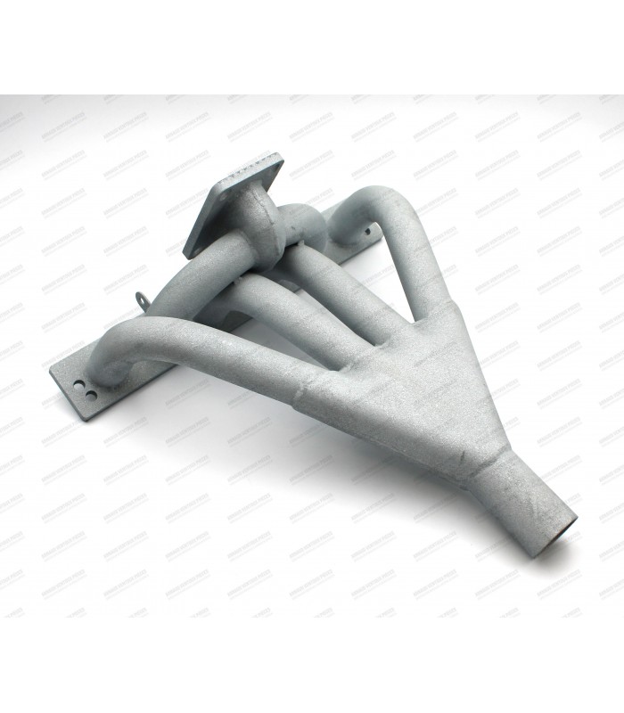 Collecteur d'admission et d'échappement pour carburateur double corps vertical Solex 32 PAIA / Weber 32 DIR - Dauphine (R1093) -