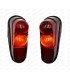 Set of 2 rear light lenses with seal - 3