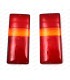 Pair of right and left rear light lenses - R4 F6 - 2
