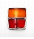 Right rear light chrome lens - ref 33948Z