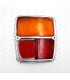 Left rear light chrome lens - ref 33973J