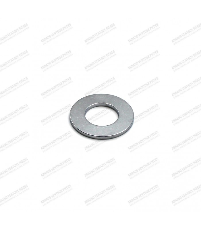 Chrome-plated brass washer for hubcap screw (Ø 12x23mm) - Réf 0606635000