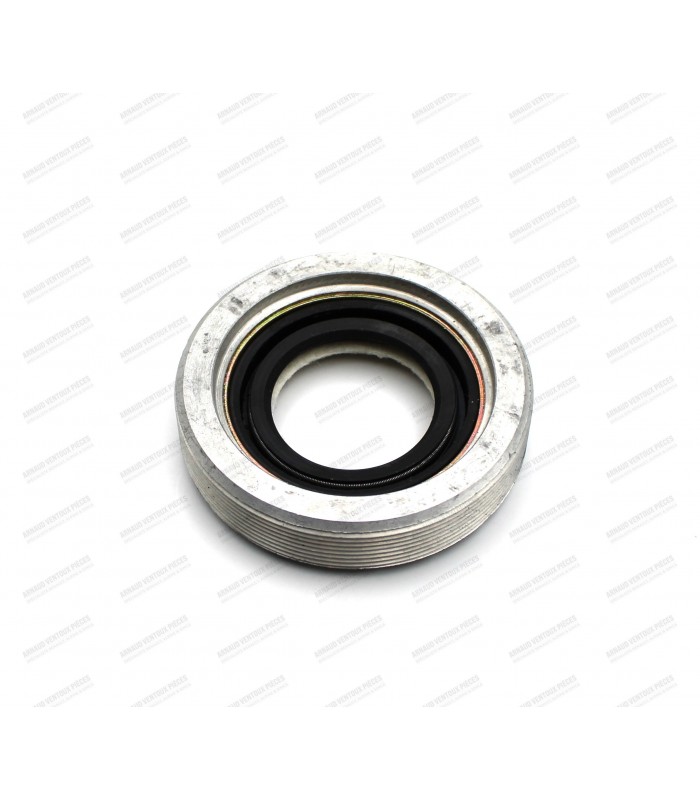 Differential castellated nut with metal cage and felt oil seal (Ø 36x54x11mm) - Ref 7700554257 / 0556231900