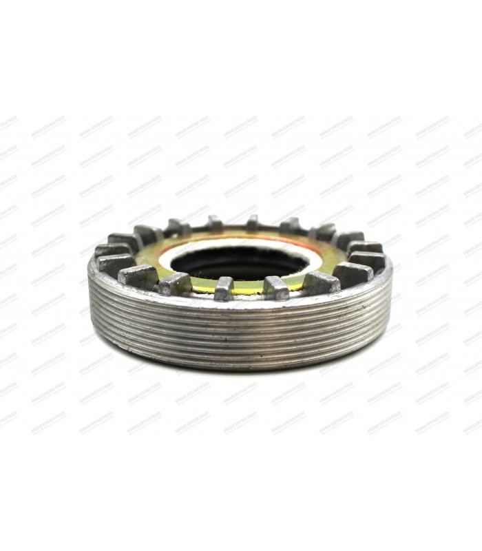 Ecrou à créneaux de différentiel avec joint spi cage métallique et feutre ( Ø 36x54x11mm) - Réf 7700554257 / 0556231900