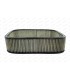 Green rectangular washable air filter - A310.6