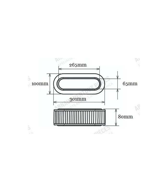 Filtre à air Green (Lavable) - R2 / 1200S