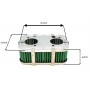 Air box with washable Green filter for 40 DCOE - Thickness 45mm