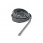 Gray plastic wing strip Ø6mm - sold by the meter