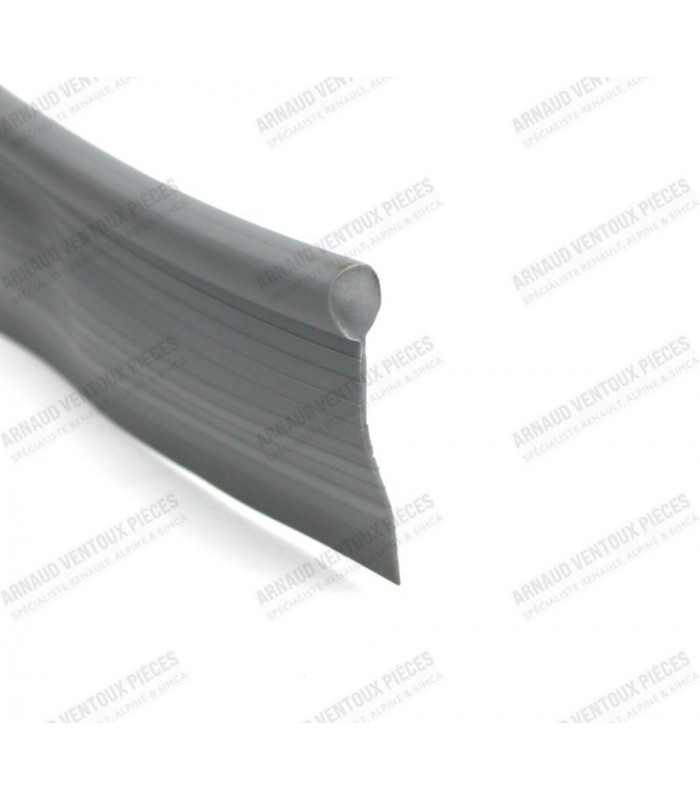 Gray plastic wing strip Ø6mm - sold by the meter