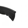 Black plastic wing strip - Ø6mm (sold by the meter)