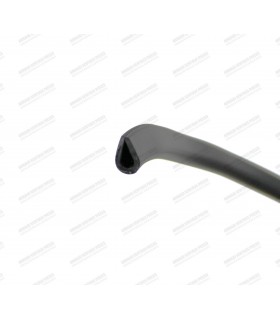Adaptable black plastic gutter strip (Sold by the meter)