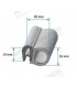 Bottom door seal - Length of 2m (for one door) - ref 6000001048 - 2