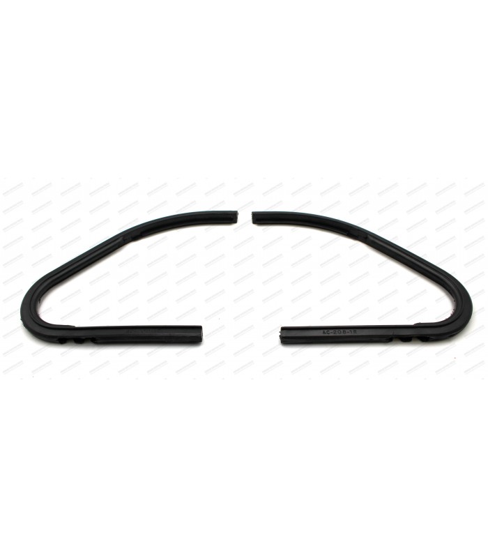 Paire de joints caoutchouc de déflecteurs Avant - 4CV