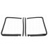 Set of fixed window seals for the rear doors WITH vertical WINDOW SLICERS - 1