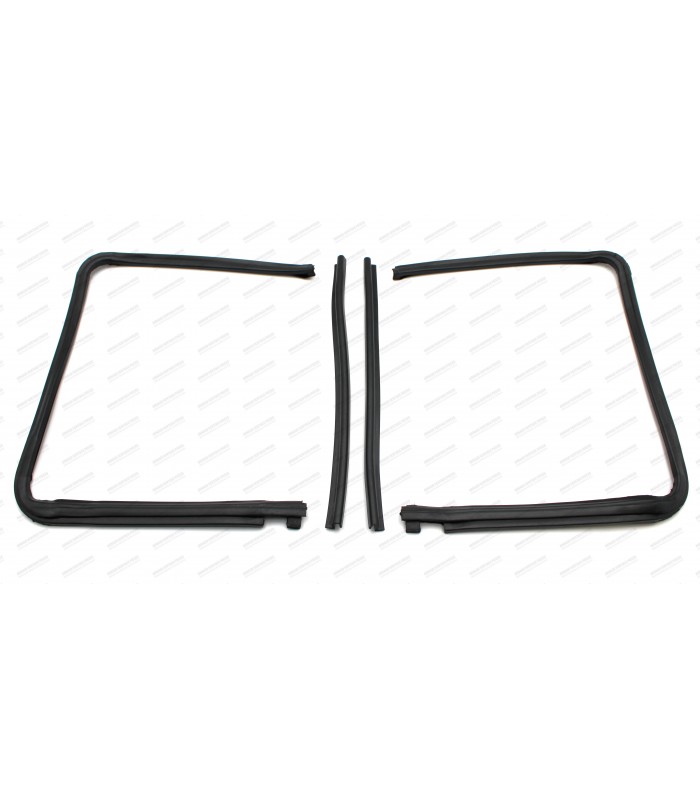 Jeu de joints de vitre fixe des portes arrières "Avec lèches vitres vertical" - 1