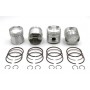 Set of 4 forged pistons Ø 70mm with segments and pins (Ø20x50mm) - R8G 1100G (1108cc engine) - 1