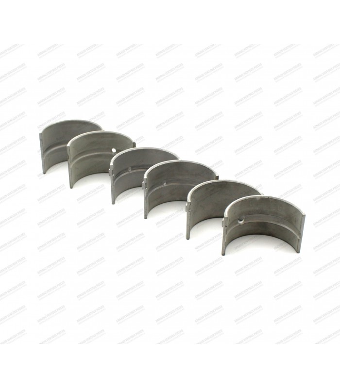 Set of crankshaft bearing pads Ø 39.75mm -Repair dimension(+0.25)- 4L (Billancourt Type 839 and 800 engines after 1972) - 2