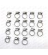 Kit of 18 stainless steel serflex clamps for heating circuit - A310.4 (1st version)