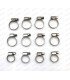 Kit of 12 stainless steel serflex clamps for heating circuit - A310.4 (2nd version)