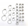 Kit of 28 stainless steel serflex clamps for engine cooling circuit - A310.6