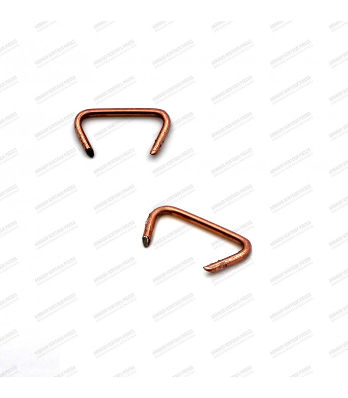 Metal staples for upholstery (Pig nose staple) - Sold x200 pieces - ref 7703076063