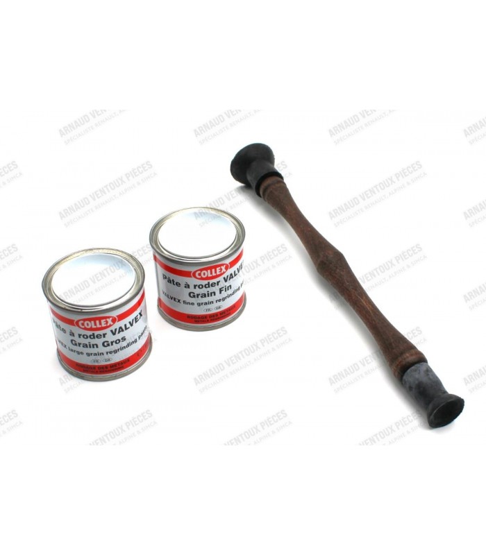 Kit de rodage de soupape (Rodoir 2 tailles + pâte à roder) - 2
